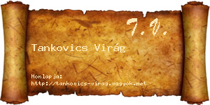 Tankovics Virág névjegykártya